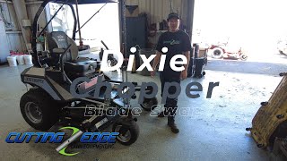 Blade Swap Made Easy on a Dixie Chopper