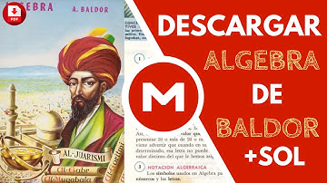 📕  Libro de Álgebra de Baldor PDF + Solucionario