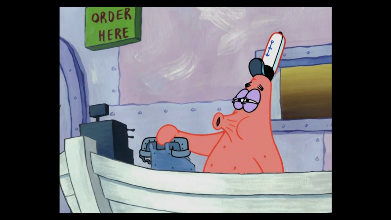 Is this the Krusty Krab, No This is Patrick Spongebob