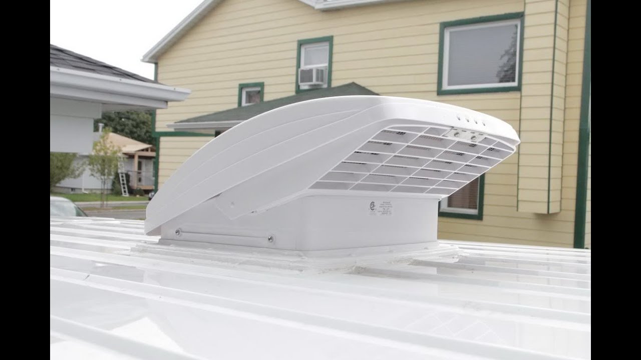 Conversion Promaster - Installation Maxxair MaxxFan Deluxe - YouTube