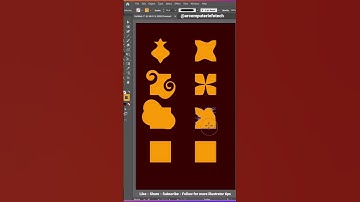 Illustrator tricks : বিভিন্ন টুলস এর ব্যবহার - ১ মিনিটেই শিখে নিন পাঁচ টি টুলস এর ব্যবহার #shorts