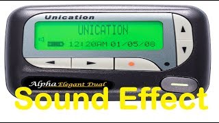 Pager Sound Effects All Sounds