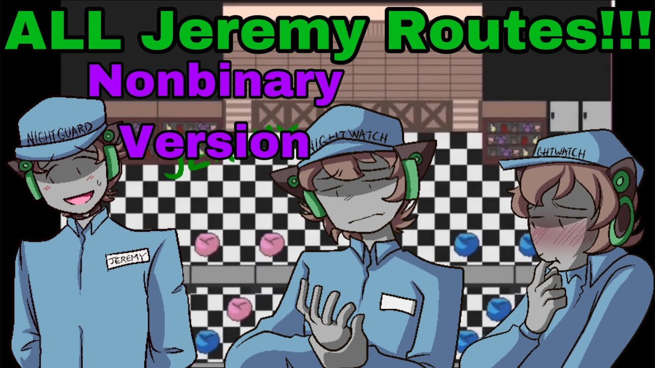 ALL Jeremys Routes! | Nonbinary Version | Five Nights of Flirting