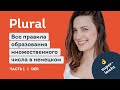 Plural. Как запомнить множественное число в немецком языке? Урок 1. Мужской род