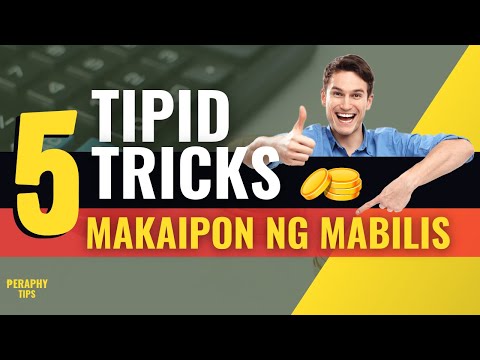 5 TIPID TRICKS | Paano Makaipon Ng Mabilis