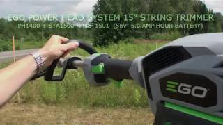 EGO MST1501 POWER HEAD STRING TRIMMER  (15'x15'Area Test) by Marc-André Blais 13,763 views 6 years ago 3 minutes, 13 seconds