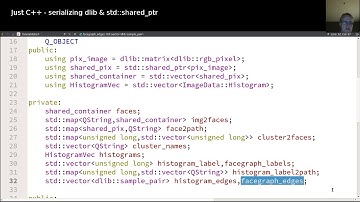 Just C++ - serializing dlib & std::shared_ptr