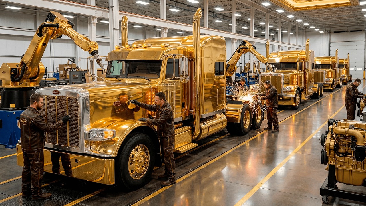 El Camión MÁS LUJOSO del Mundo Sale de Esta Línea de Producción