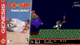 Genesis Mega Drive Tom And Jerry Frantic Antics - Longplay