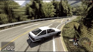 GTA5】秋名山の溝落とし【AE86 Drift】 - YouTube