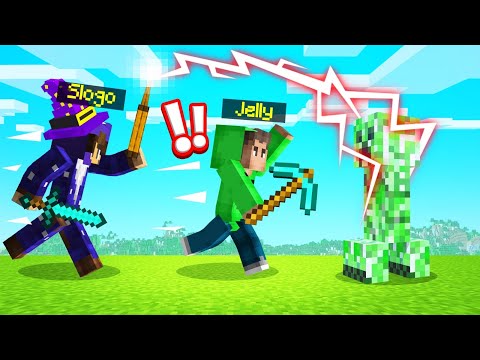 SPEEDRUNNER vs. WIZARDS In MINECRAFT!