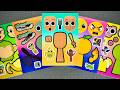 TUNG TUNG TUNG SAHUR Funny Brainrot Faces Sticker Book | ASMR DIY Paper