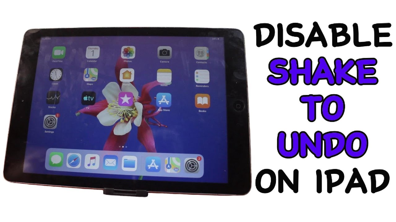 How to Disable Shake to Undo on iPad - YouTube