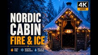 I Found the Ultimate Winter Escape in Finland (4K) 🇫🇮 ❄️ #cozyambience #finland #snowstorm