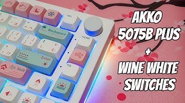 Akko 5075B Plus Unboxing, Modding and Sound Test