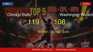 Chicago Bulls vs Washington Wizards | NBA Final Score 119-108 | April 10, 2026
