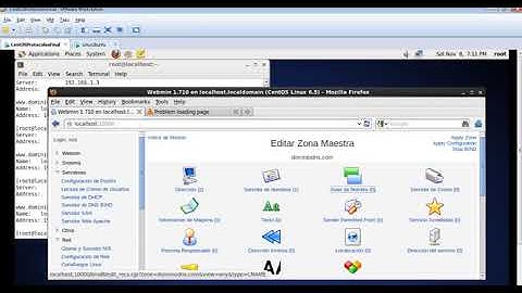 Servidor DNS WEBMIN Centos