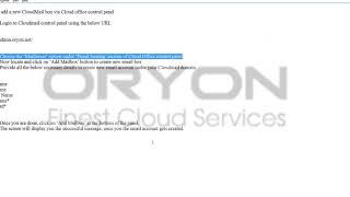 How To Create New Email Account In Cloudmail