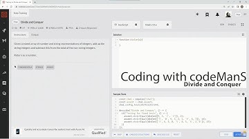 Codewars 7 kyu Divide and Conquer JavaScript