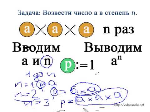 Видеоурок Задача: Найти число в степени n - YouTube