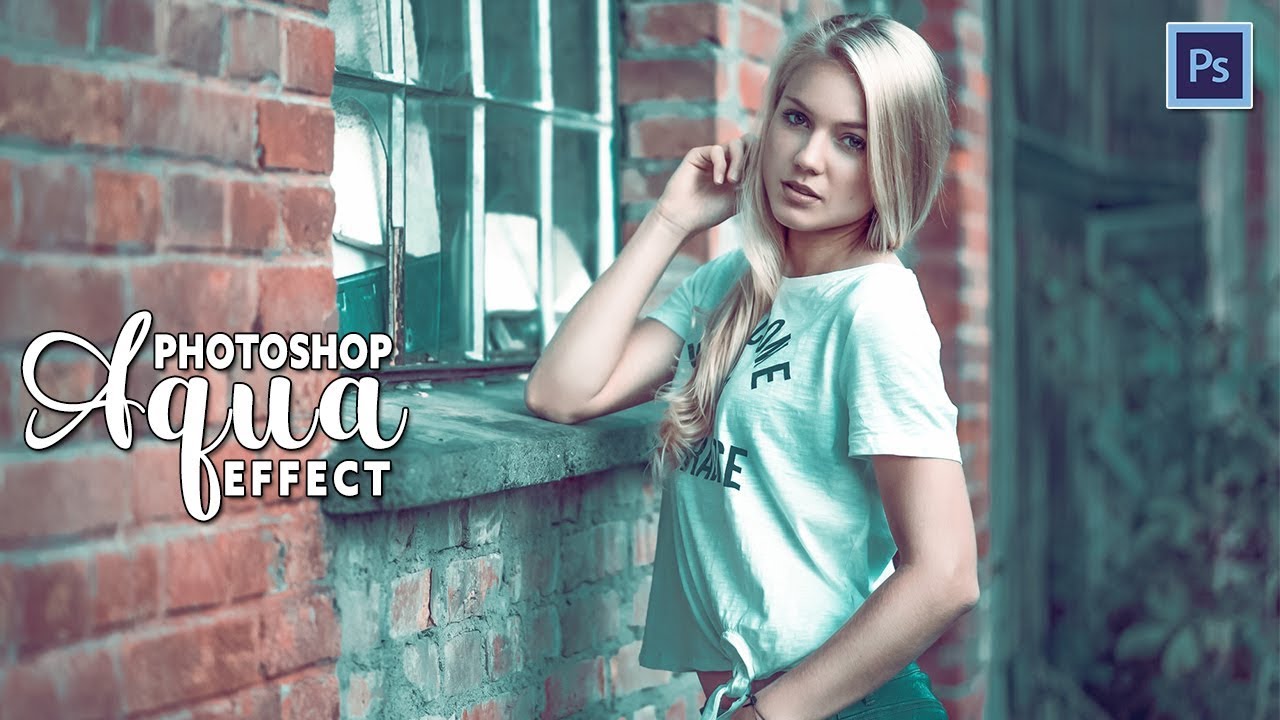 How To Create a Aqua Color Effect|Camera Raw Free Preset|Photoshop CC 2019