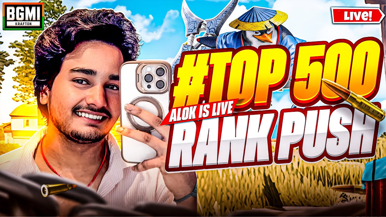 🔥 BGMI Rank Push Grind | Conqueror Journey | Best Competitive Gameplay 🔴