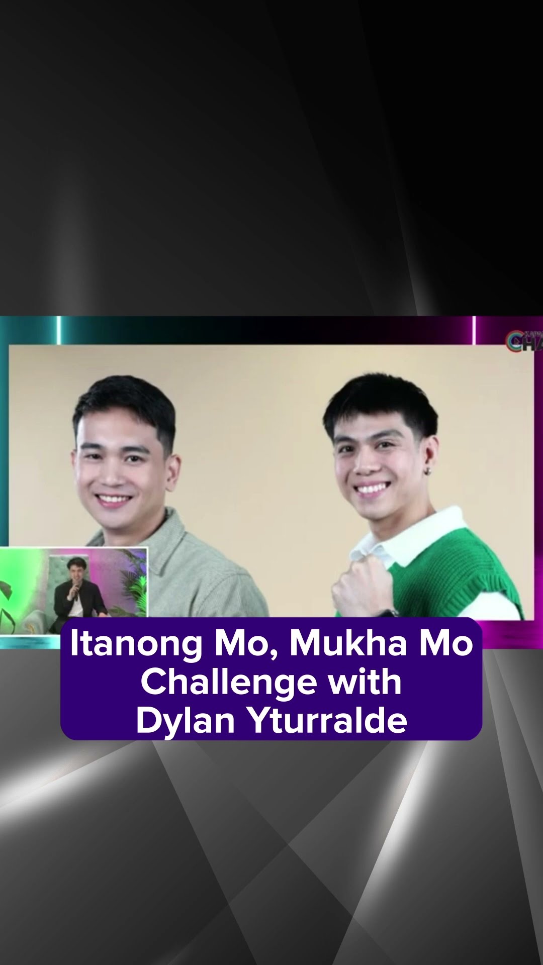 Tanong Mo, Mukha Mo Challenge with Dylan Yturralde | Kapamilya Shorts