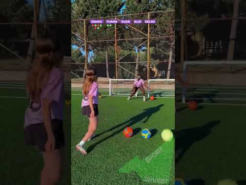 Blindfolded Football Challenge: Can They Score? #sportinvest #football #womeninsports