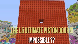 2x2 Full Flush & Seamless Redstone Blocks challenge [1.5+] World First !!!