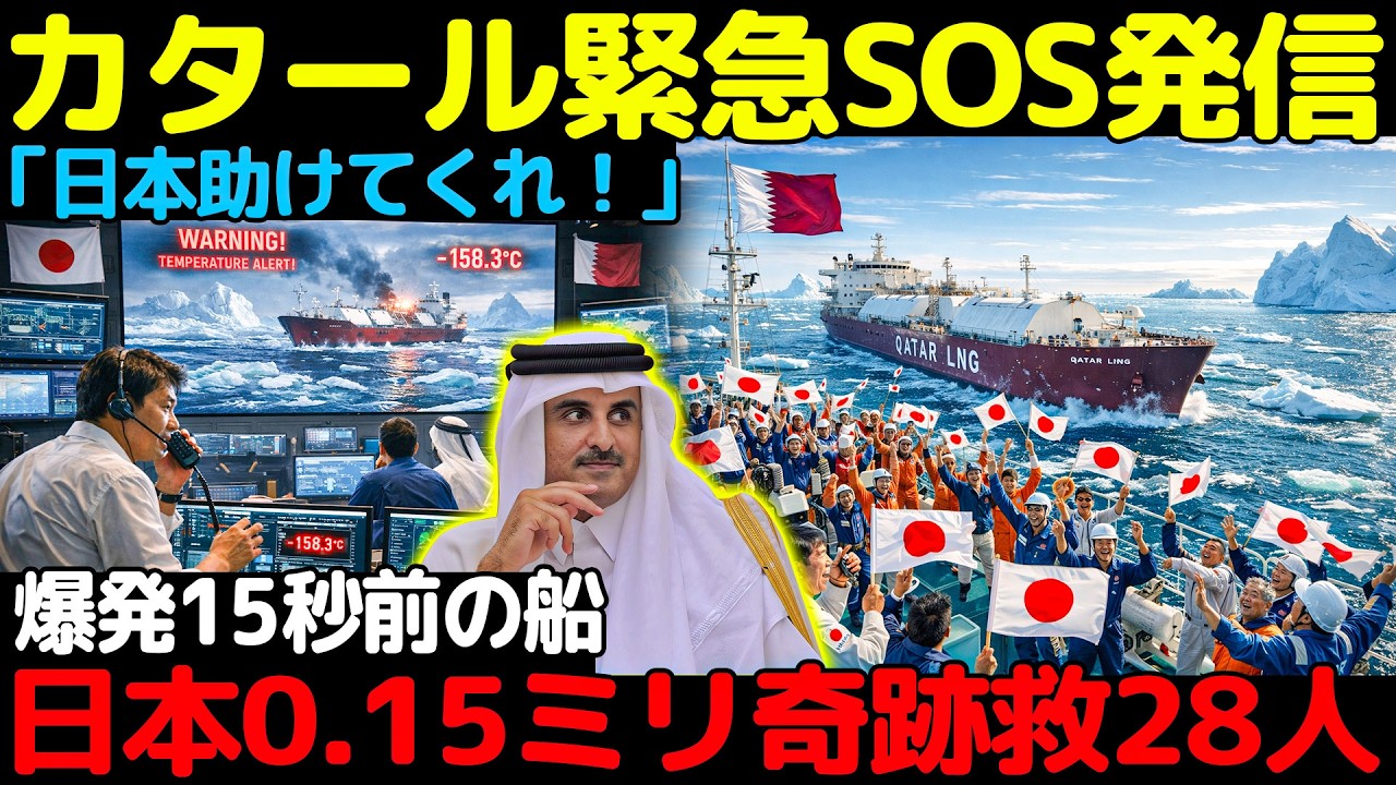 【海外の反応】「日本に電話しろ！」バレンツ海で爆発15秒前…中国製LNG船が崩壊寸前、たった“0.15ミリの日本技術”が28人の命を救った瞬間