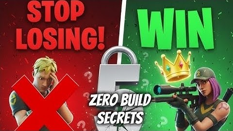 STOP LOSING! 🤫 5 ZERO BUILD SECRETS Pros Use to WIN Every Fight