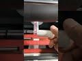 Round /cylinder lipstick tube labeling on yuezhou round bottle label machine#elfcosmetics #lipstick