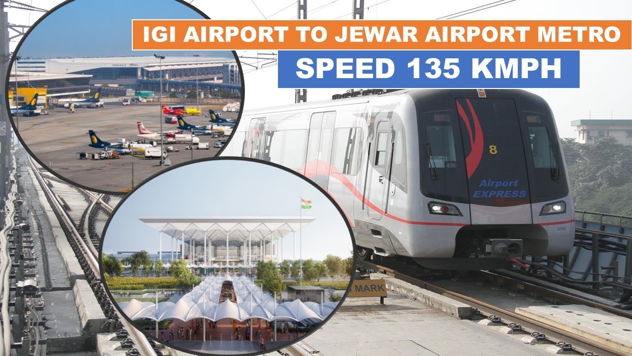 India's fastest metro from Delhi Airport to Jewar Airport | Delhi Metro ...