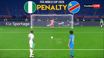 PENALTIES : Nigeria vs DR Congo | Play-Offs Final FIFA World Cup 2026 | Simulation PES