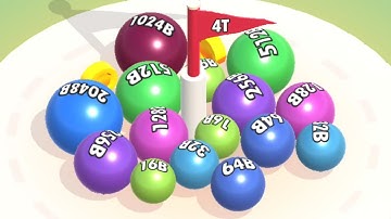 Merge Blocks 3D - 2048 Puzzle Ball Numbers Unlock 4T,8T Gameplay Part 20