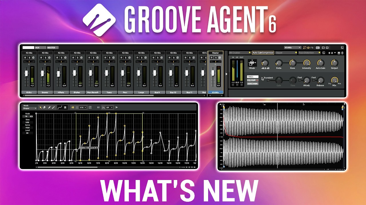 More new features and improvements in Groove Agent 6