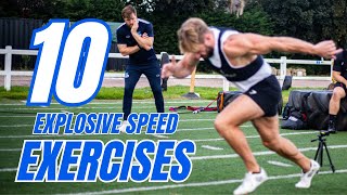10 Explosive Speed Exercises | No Equipment/Bodyweight Training You Can Do Anywhere screenshot 1