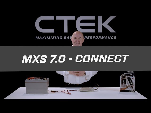 Tutorials - CTEK MXS 7.0 - How to conect 