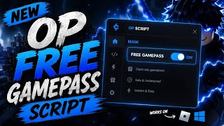 OP FREE GAMEPASS SCRIPT WORK FOR ALL GAMES || EPIC.S || 2026