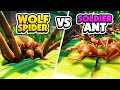 Can a WOLF SPIDER Defeat A Horde of SOLDIER ANTS? - Grounded
