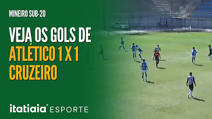 VEJA OS GOLS DO EMPATE: ATLÉTICO 1 X 1 CRUZEIRO PELO MINEIRO SUB-20
