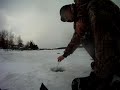 Lake Nosbonsing Ice Fishing and Ice Report, December 16th 2020, cold as your ex at a divorce table!