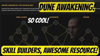 Dune Awakening Talent or Skill Build Calculators, AWESOME RESOURCES!