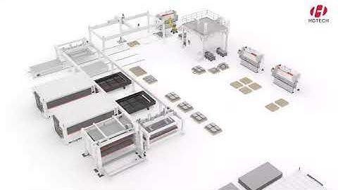 【HGTECH】Intelligent Plant - Metal Sheet Processing Intelligent Production