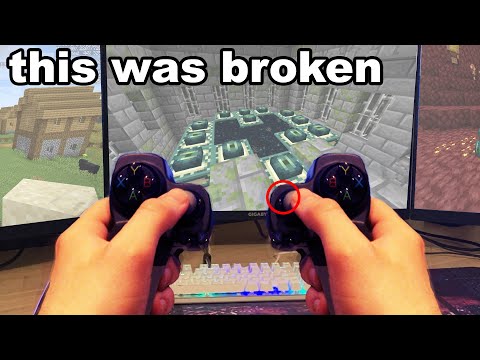 Video I Used This ILLEGAL Minecraft Controller To Cheat and... - youtube