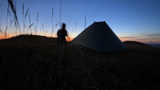 My first night alone in the mountains