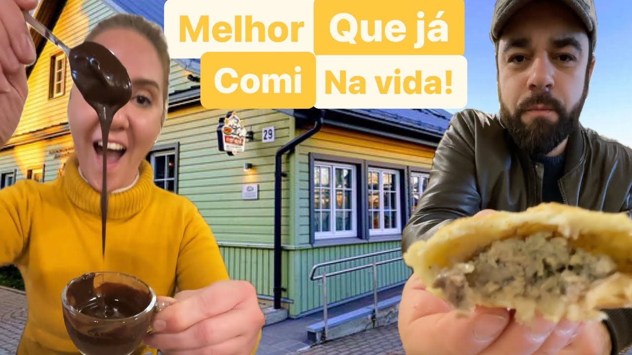 EXPERIMENTANDO COMIDA TÍPICA LITUANA | TRAKAI - LITUÂNIA