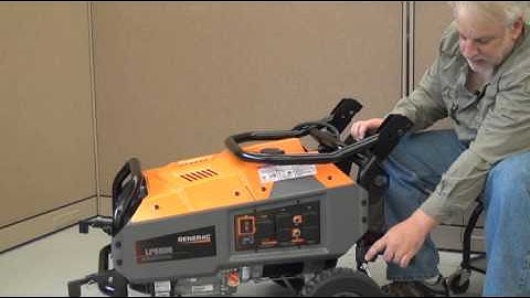 GenTent Generac LP5500 Installation