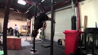 Shoulder stand pike press. Gymnastics ring training