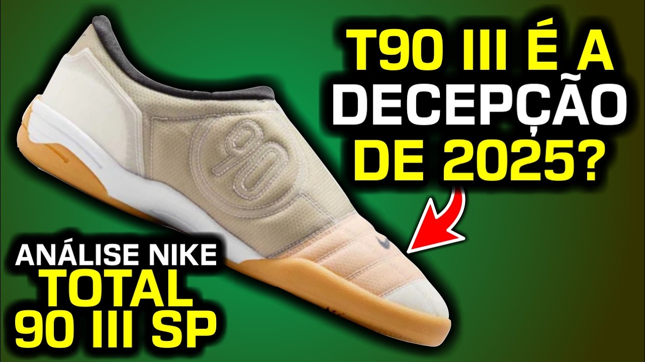 Essa T90 NÁO é de FUTSAL! - Análise Nike Total 90 III SP Inside Out
